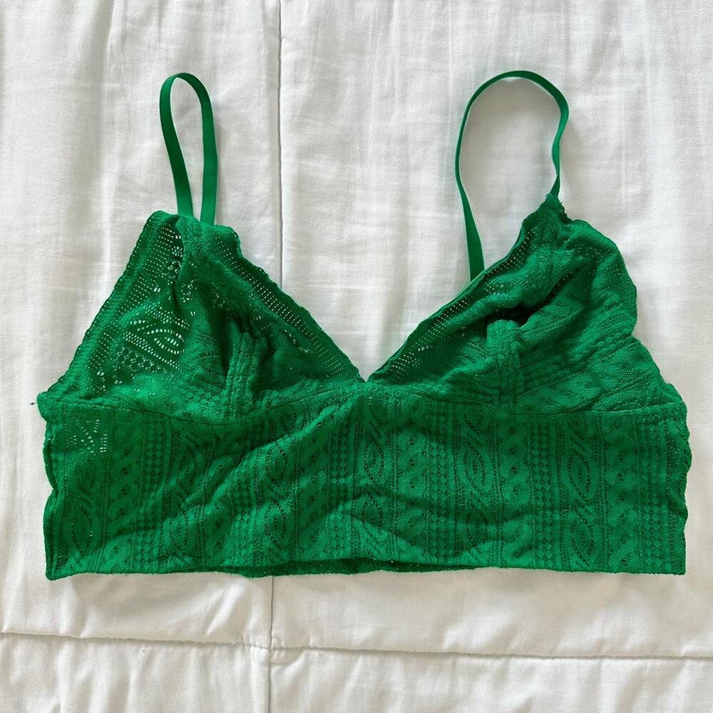 Green aerie bralette